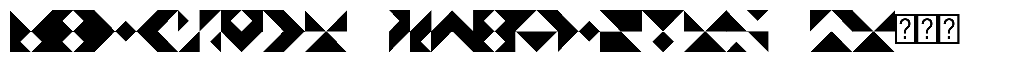 Linotype Triangles Regular image
